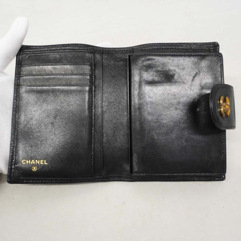 CHANEL Black Caviar Leather Wallet - Picture 4 of 9